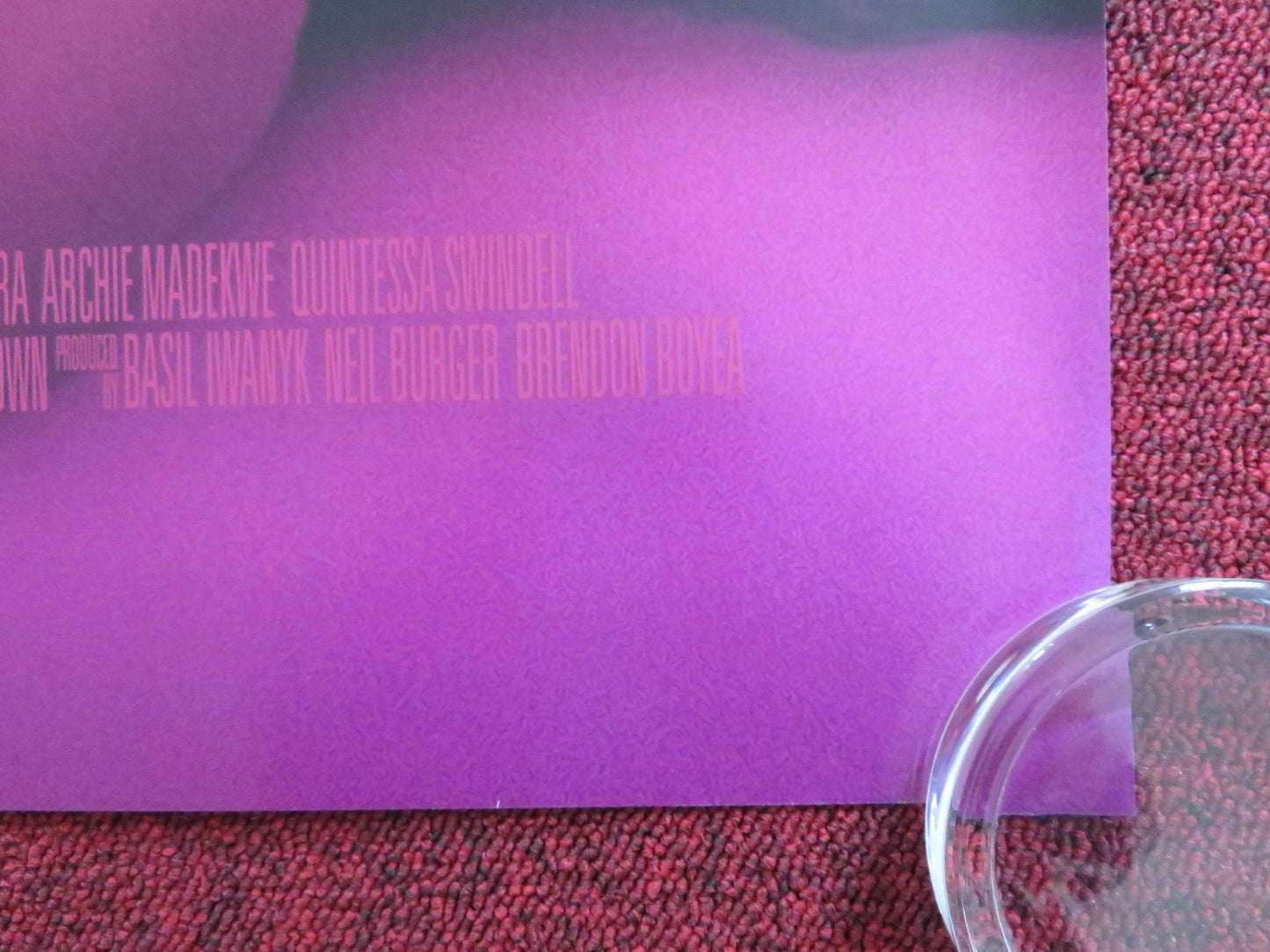 VOYAGERS UK QUAD ROLLED POSTER TEY SHERIDAN LILY - ROSE DEPP 2021 Rendezvous Cinema Movie posters