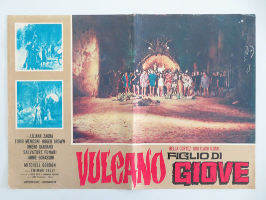 VULCANO FIGLIO DI GIOVE - H ITALIAN FOTOBUSTA POSTER BELLA CORTEZ 1962 Movie posters