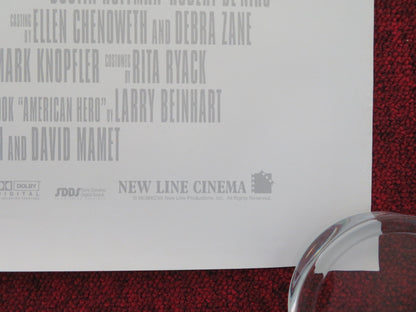 WAG THE DOG US ONE SHEET ROLLED POSTER DUSTIN HOFFMAN ROBERT DE NIRO 1997 Movie posters