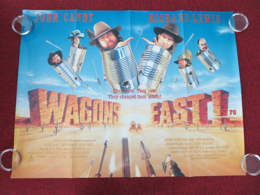 Wagons East UK Quad Rolled Poster John Candy Joe Bays Abraham Benrubi 1994 Movie posters
