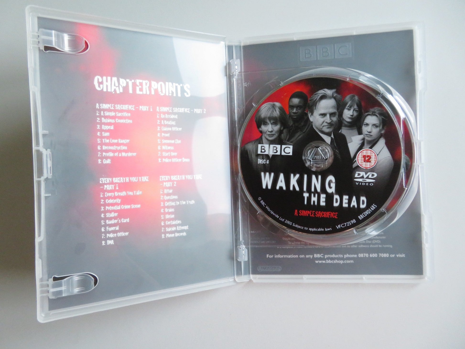 WAKING THE DEAD - SERIES ONE - 2 EPISODES -2 DISCS (DVD) T. EVE 2001 REGION 2,4 - Rendezvous Cinema