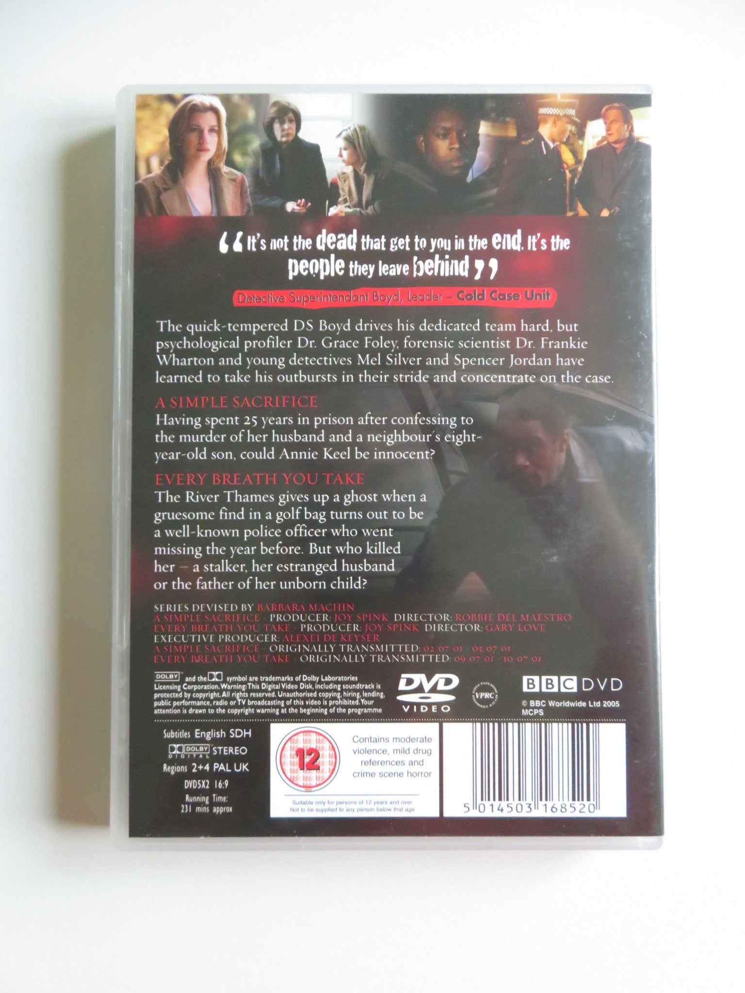 WAKING THE DEAD - SERIES ONE - 2 EPISODES -2 DISCS (DVD) T. EVE 2001 REGION 2,4 - Rendezvous Cinema