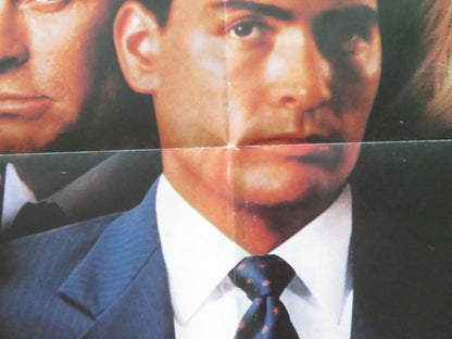WALL STREET FOLDED US ONE SHEET POSTER CHARLIE SHEEN MICHAEL DOUGLAS 1987 Rendezvous Cinema Movie posters