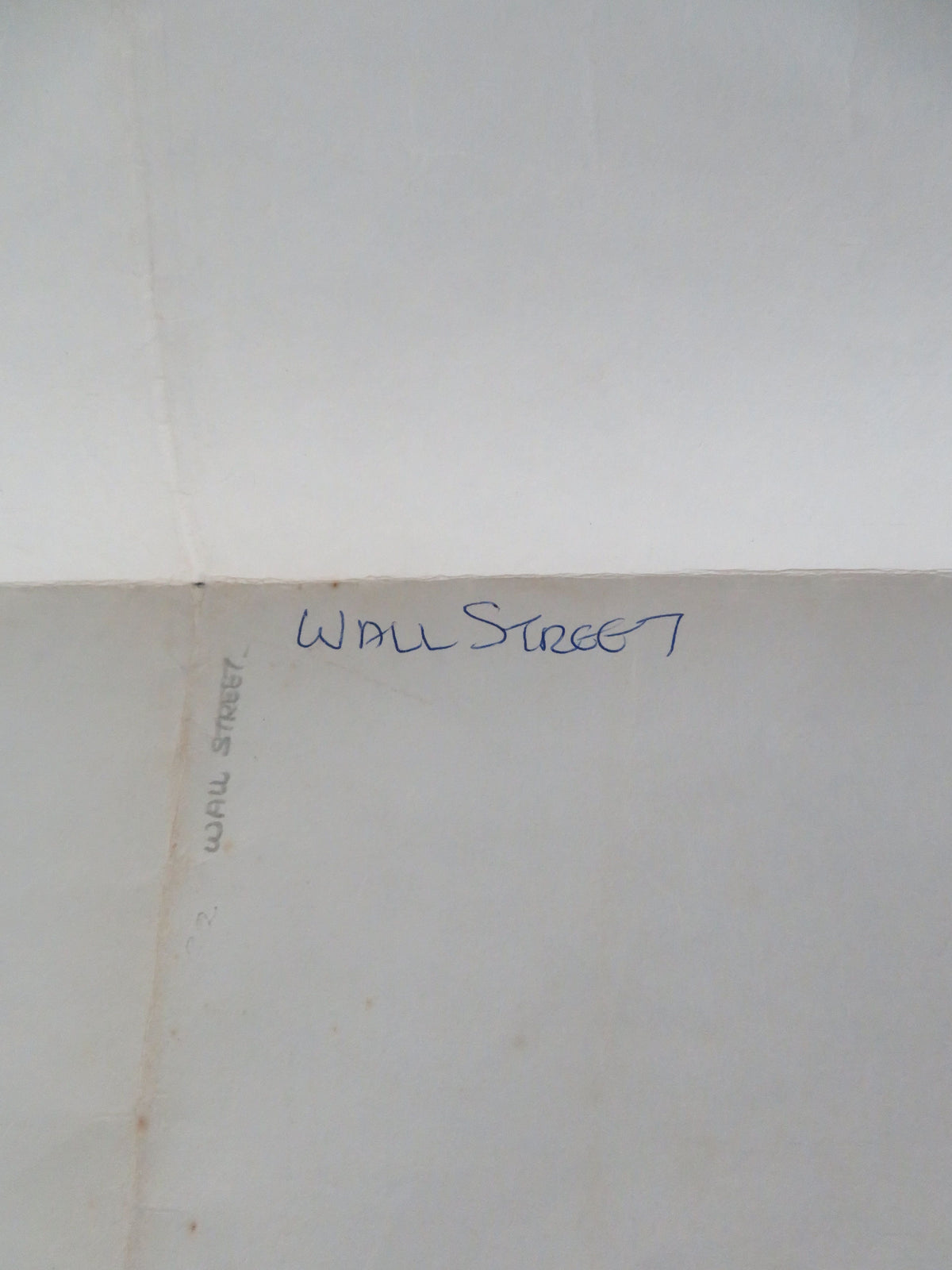Wall Street UK Quad Rolled Poster Charlie Sheen Michael Douglas 1987 Movie posters