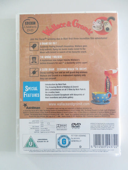 Wallace & Gromit - 3 Cracking Adventures - B (DVD) Peter Sallis 2007 Region 2,4 Movie posters