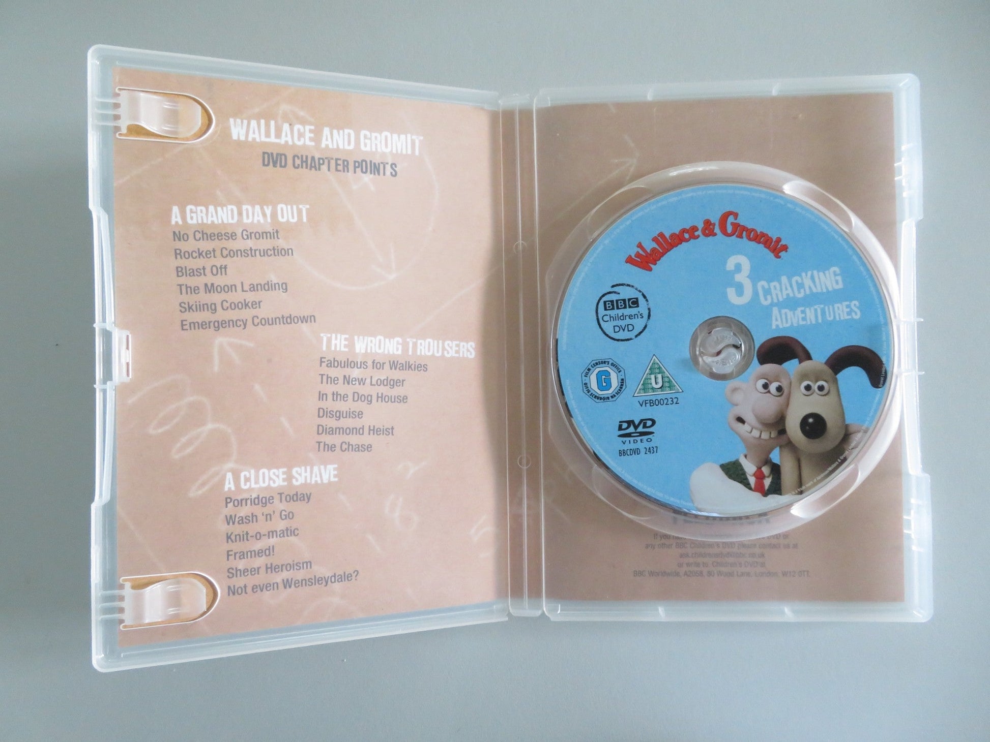 Wallace & Gromit - 3 Cracking Adventures - B (DVD) Peter Sallis 2007 Region 2,4 Movie posters