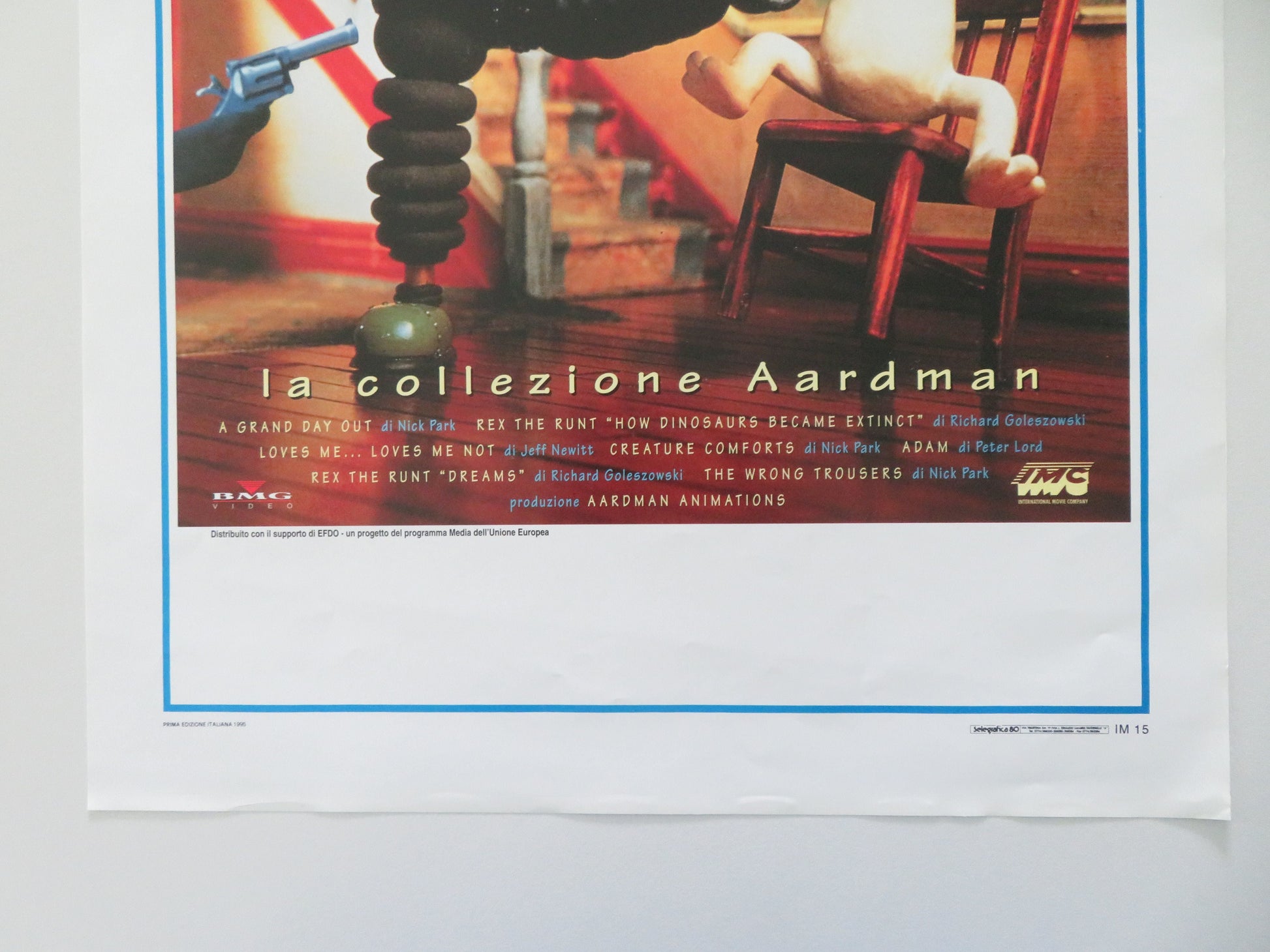 Wallace & Gromit: The Aardman Collection Italian Locandina Poster Sallis 1995 Movie posters