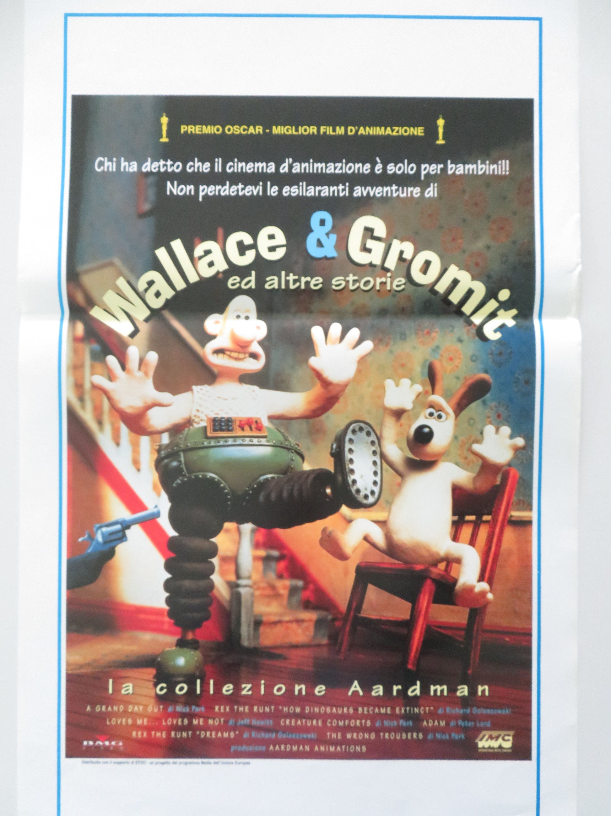 Wallace & Gromit: The Aardman Collection Italian Locandina Poster Sallis 1995 Movie posters
