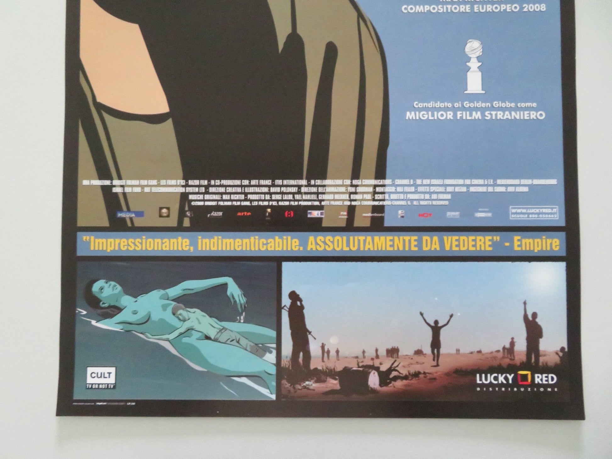 WALTZ WITH BASHIR ITALIAN LOCANDINA POSTER ARI FOLMAN ORI SIVAN 2008 Movie posters
