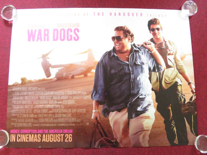 WAR DOGS UK QUAD ROLLED POSTER MILES TELLER JONAH HILL 2016 Rendezvous Cinema Movie posters