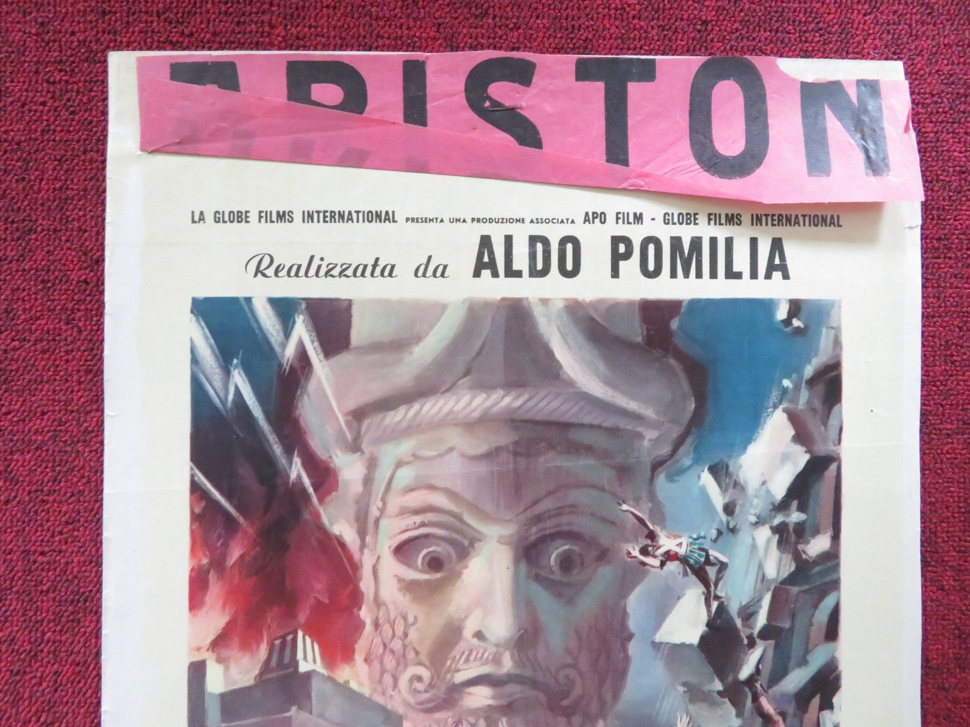 WAR GODS OF BABYLON ITALIAN LOCANDINA POSTER HOWARD DUFF JACKIE LANE 1962 Rendezvous Cinema Movie posters