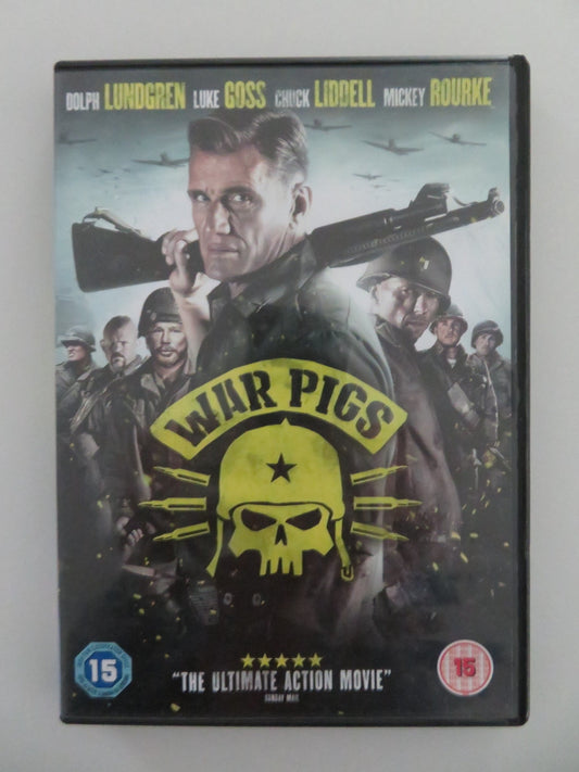 WAR PIGS (DVD) DOLPH LUNDGREN LUKE GOSS 2015 REGION 2 Movie posters