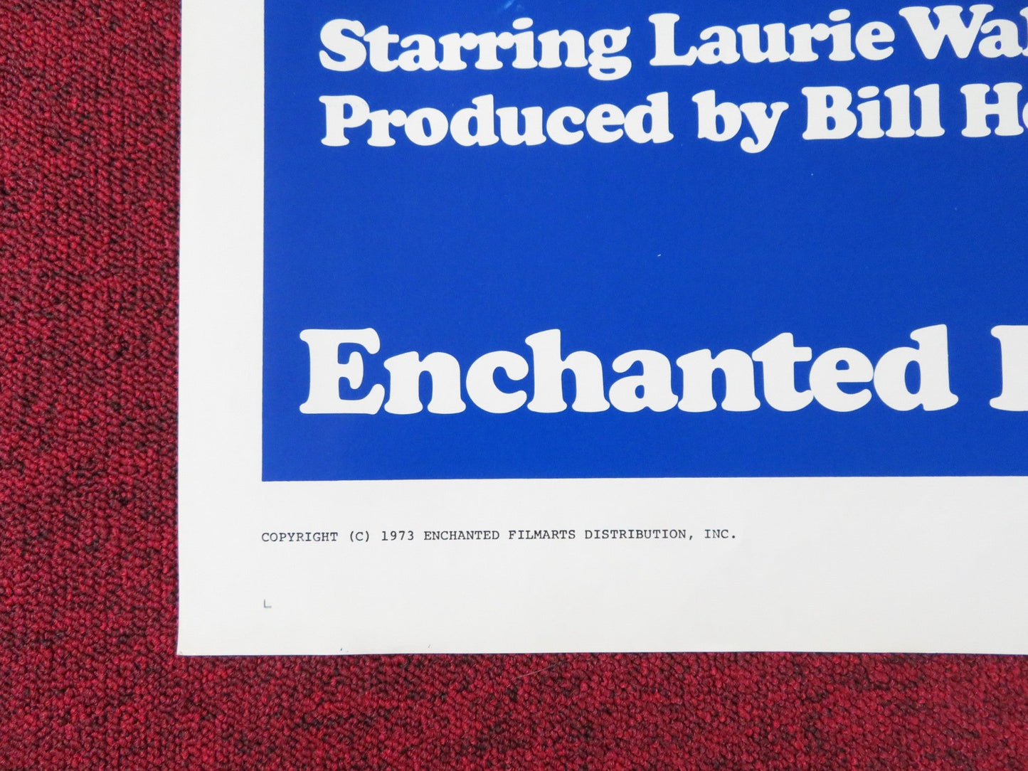 WARLOCK MOON FOLDED US ONE SHEET POSTER LAURIE WALTERS JOE SPANO 1973 Rendezvous Cinema Movie posters