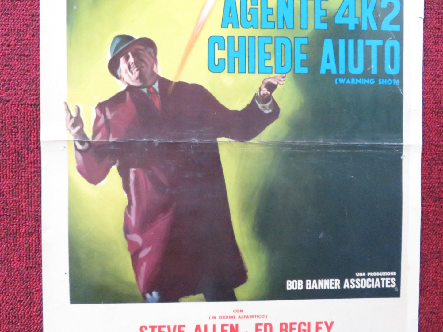 WARNING SHOT ITALIAN LOCANDINA POSTER DAVID JANSSEN JOAN COLLINS 1967 Rendezvous Cinema Movie posters