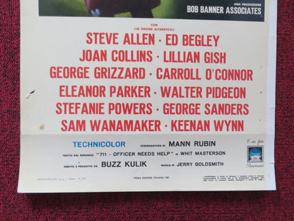 WARNING SHOT ITALIAN LOCANDINA POSTER DAVID JANSSEN JOAN COLLINS 1967 Rendezvous Cinema Movie posters