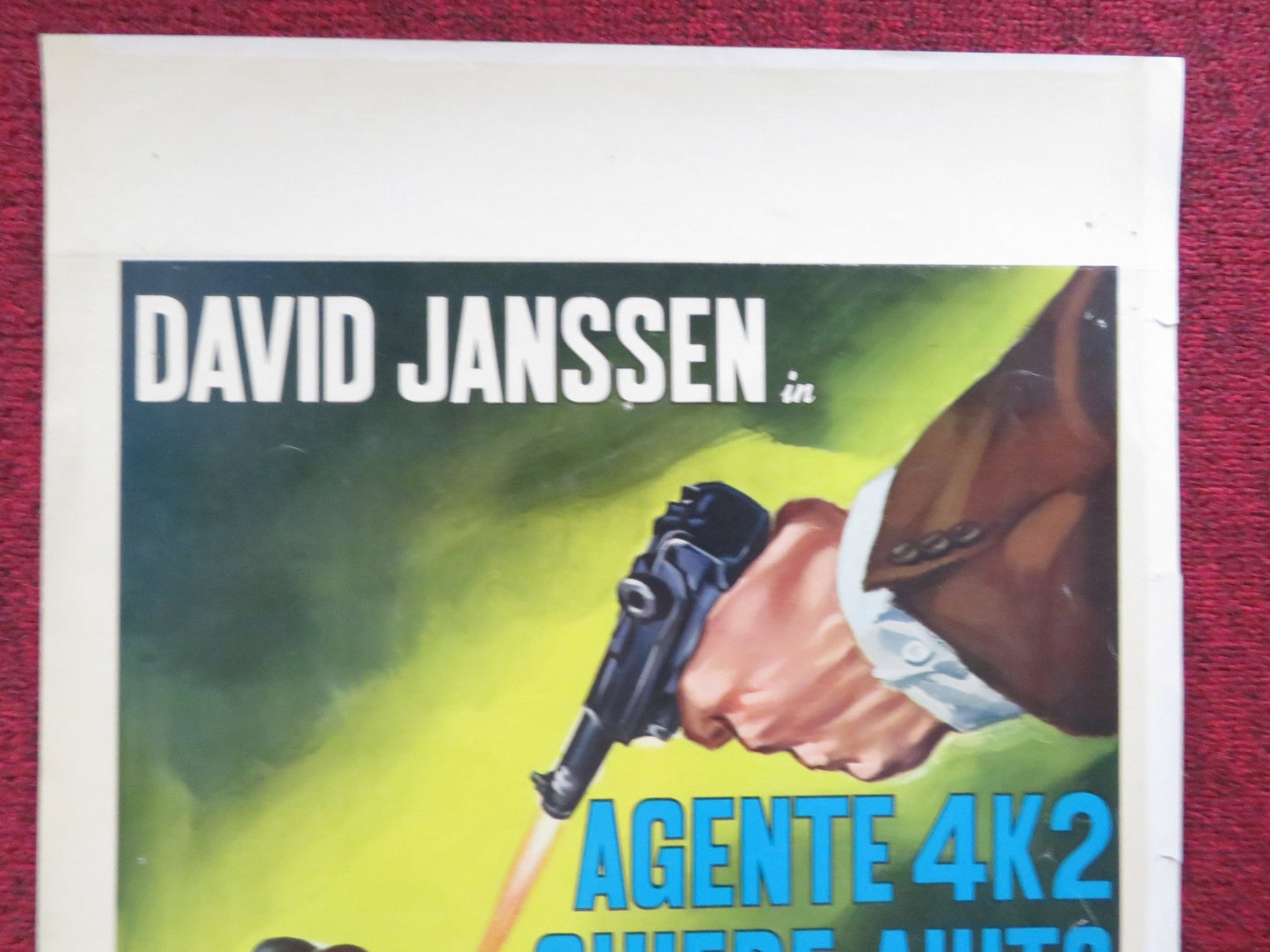 WARNING SHOT ITALIAN LOCANDINA POSTER DAVID JANSSEN JOAN COLLINS 1967 Rendezvous Cinema Movie posters