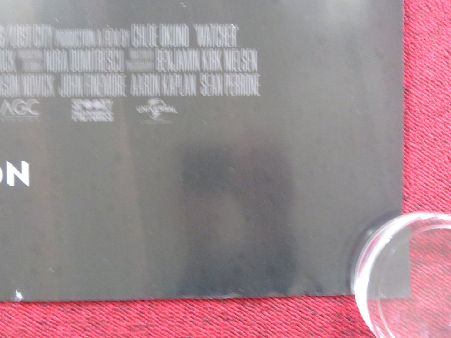 WATCHER UK QUAD ROLLED POSTER MAIKA MONROE KARL GLUSMAN 2022 Rendezvous Cinema Movie posters