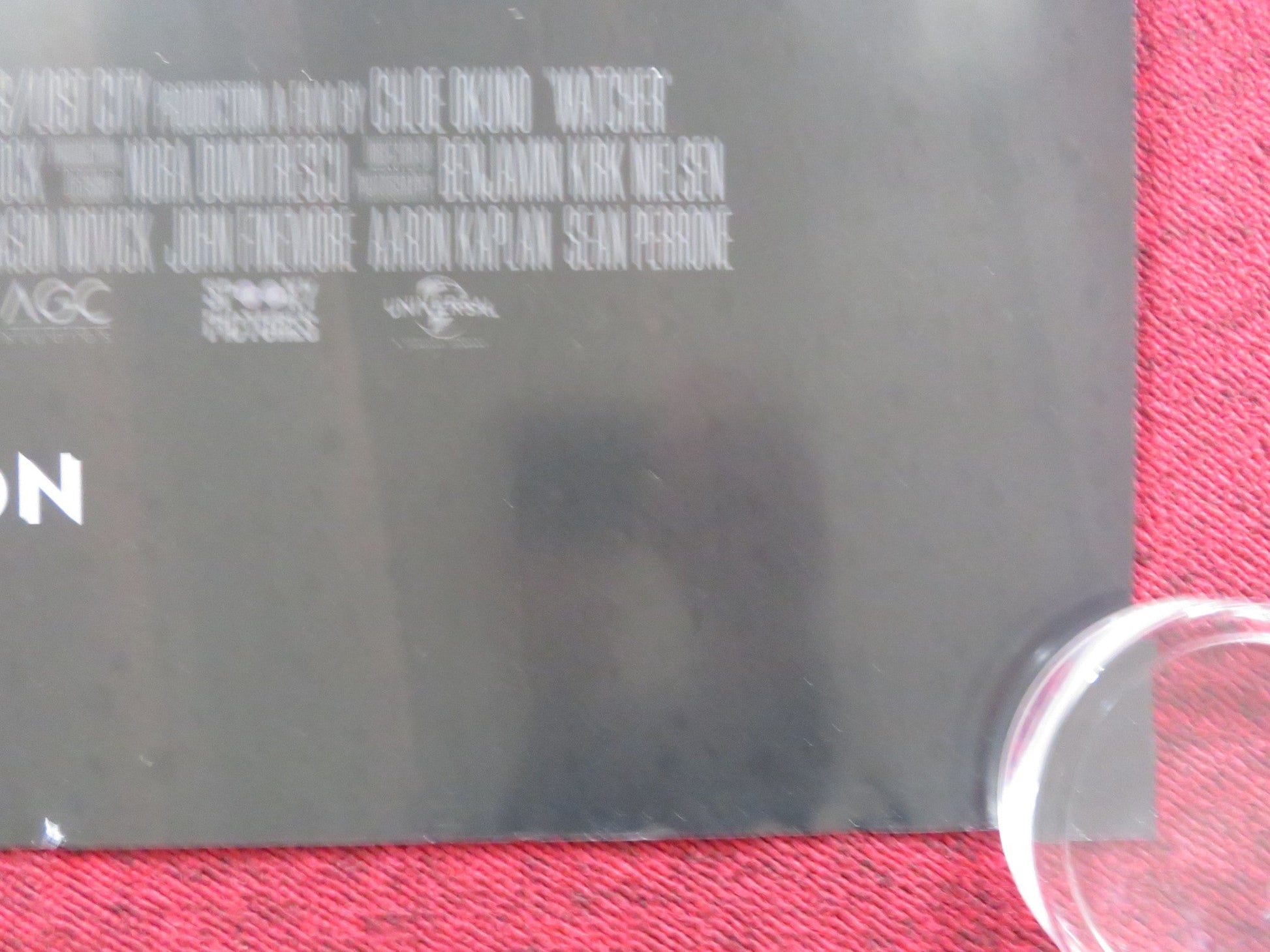 WATCHER UK QUAD ROLLED POSTER MAIKA MONROE KARL GLUSMAN 2022 Rendezvous Cinema Movie posters