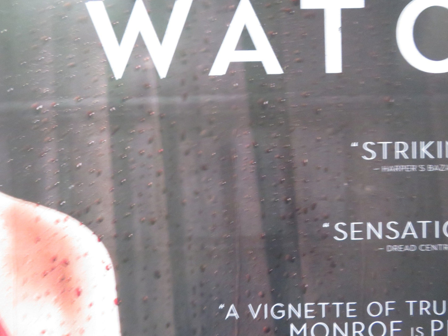 WATCHER UK QUAD ROLLED POSTER MAIKA MONROE KARL GLUSMAN 2022 Rendezvous Cinema Movie posters