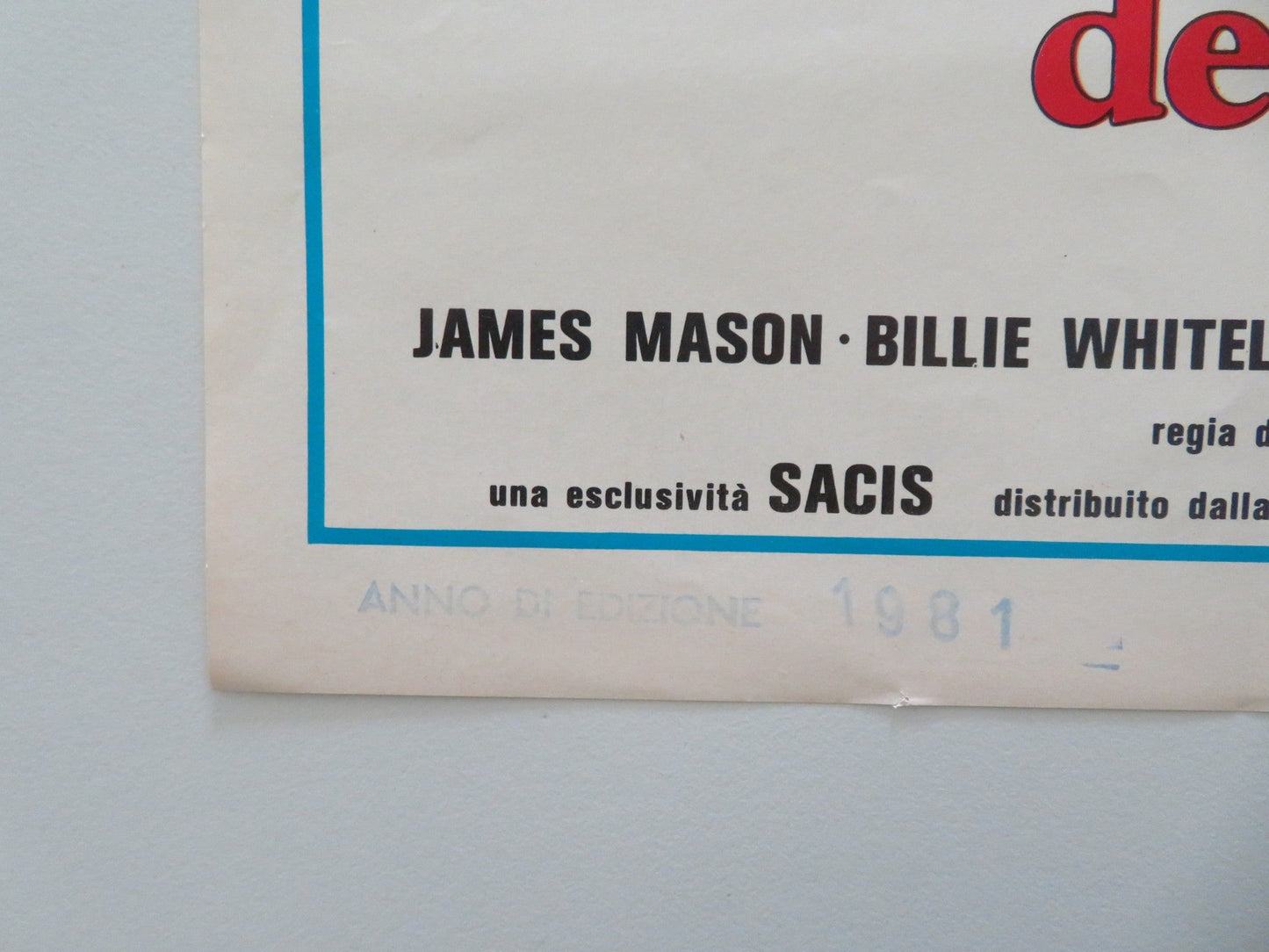Water Babies ITALIAN LOCANDINA POSTER James Mason Bernard Cribbins 1981 Movie posters