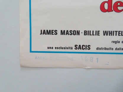 Water Babies ITALIAN LOCANDINA POSTER James Mason Bernard Cribbins 1981 Movie posters