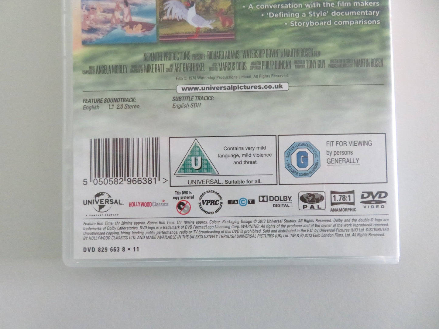 WATERSHIP DOWN - B (DVD) JOHN HURT RICHARD BRIERS 1978 REGION 2 Movie posters