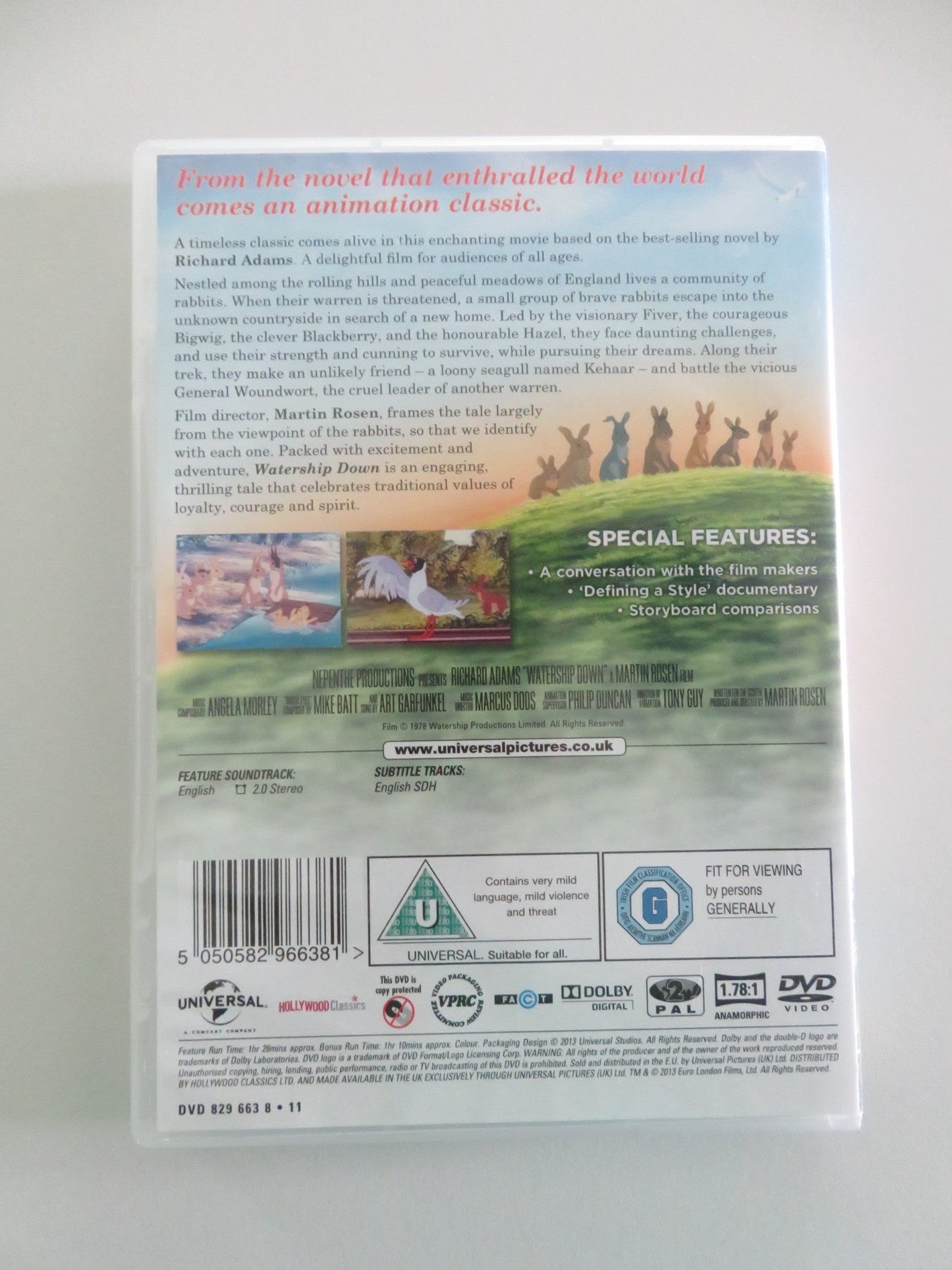 WATERSHIP DOWN - B (DVD) JOHN HURT RICHARD BRIERS 1978 REGION 2 Movie posters