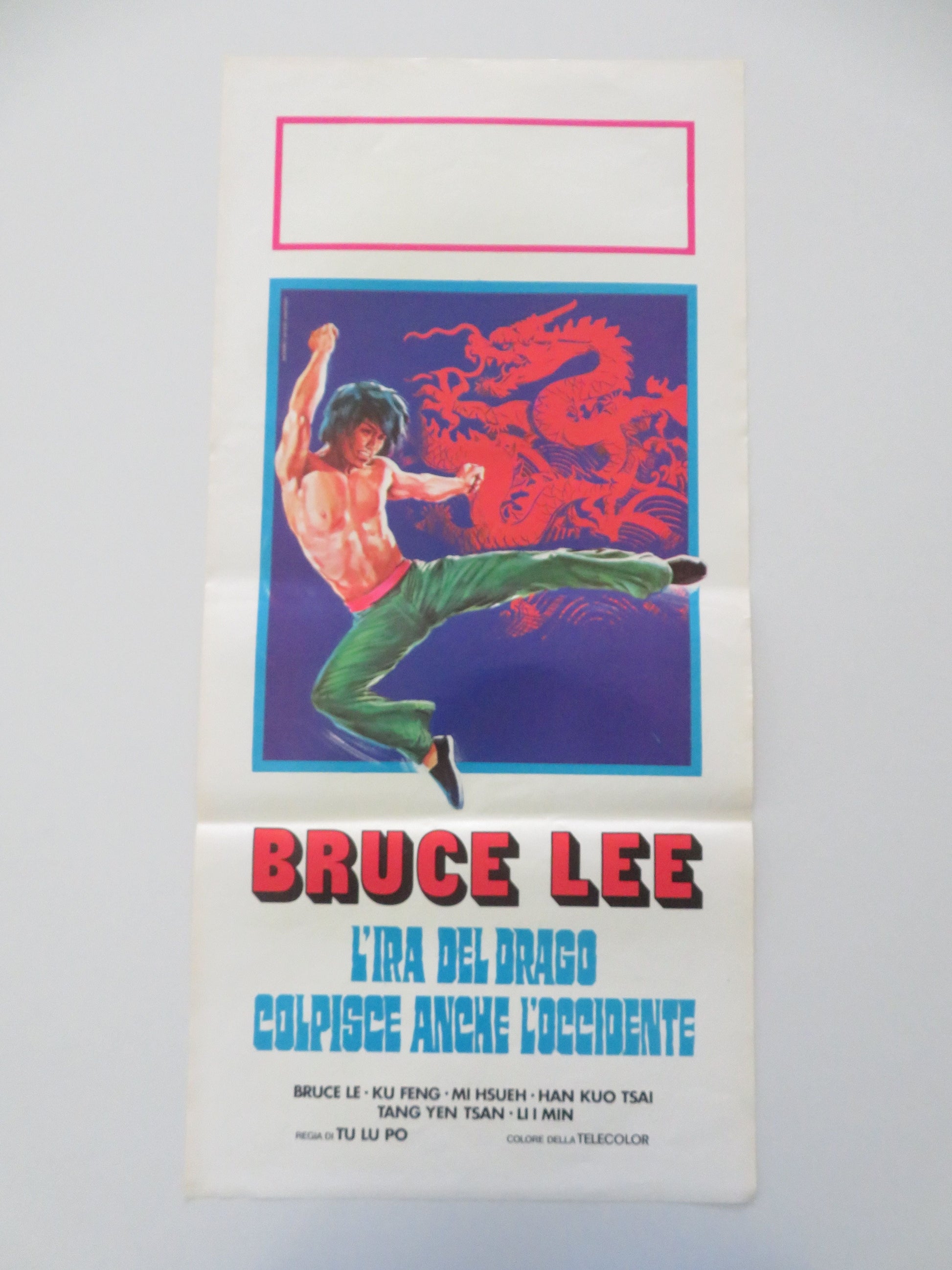Way of the Dragon 2 Italian Locandina Poster Bruce Le Ku Feng 1979 Movie posters