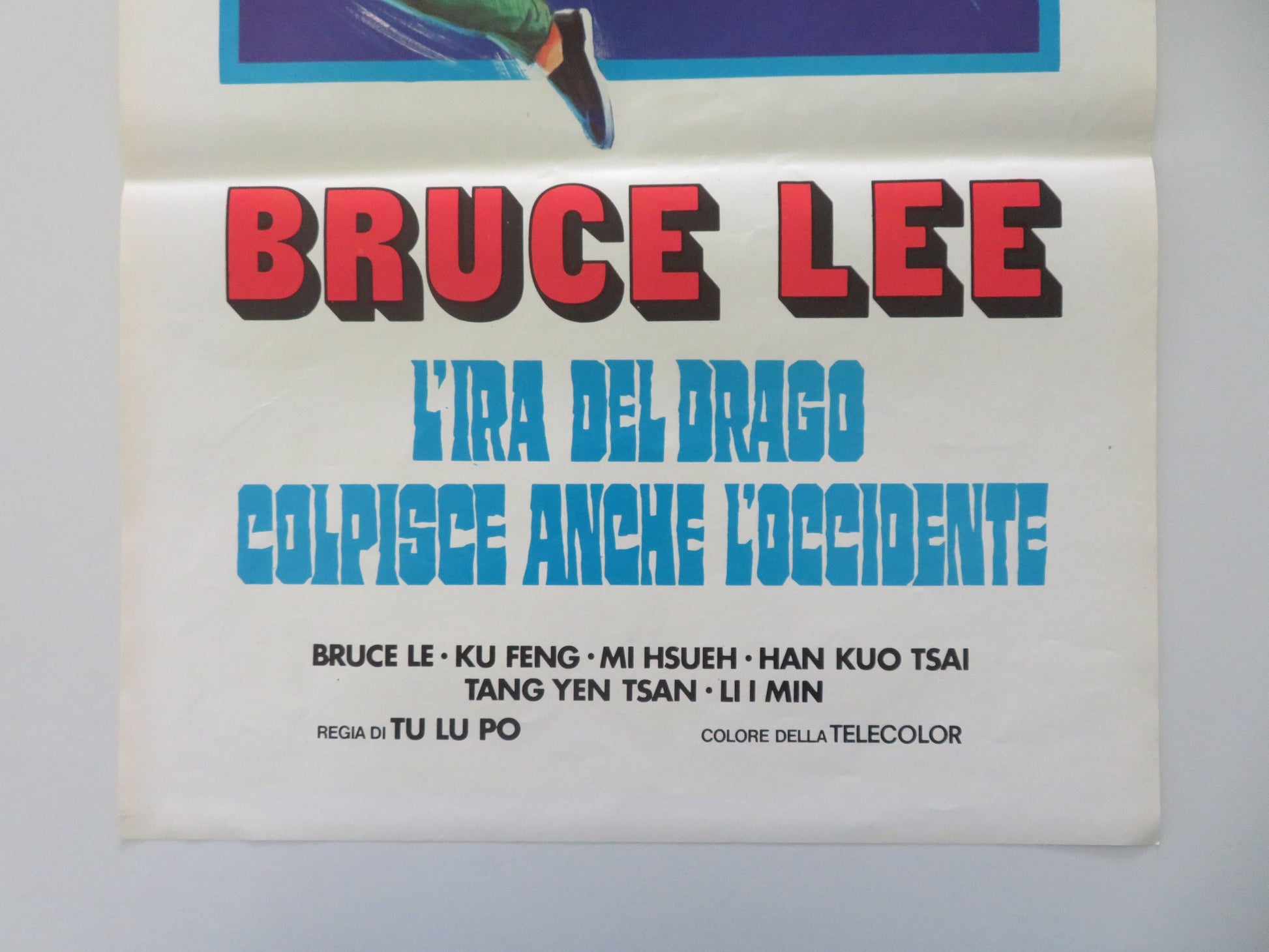 Way of the Dragon 2 Italian Locandina Poster Bruce Le Ku Feng 1979 Movie posters