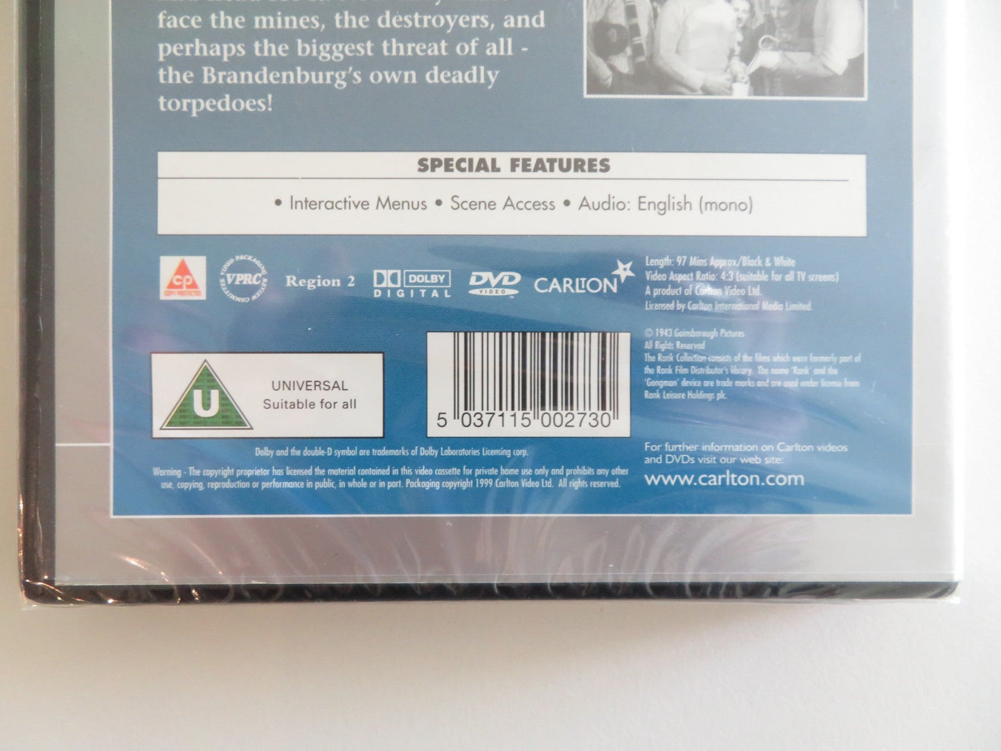 WE DIVE AT DAWN (DVD) JOHN MILLS ERIC PORTMAN 1943 REGION 2 Rendezvous Cinema Movie posters