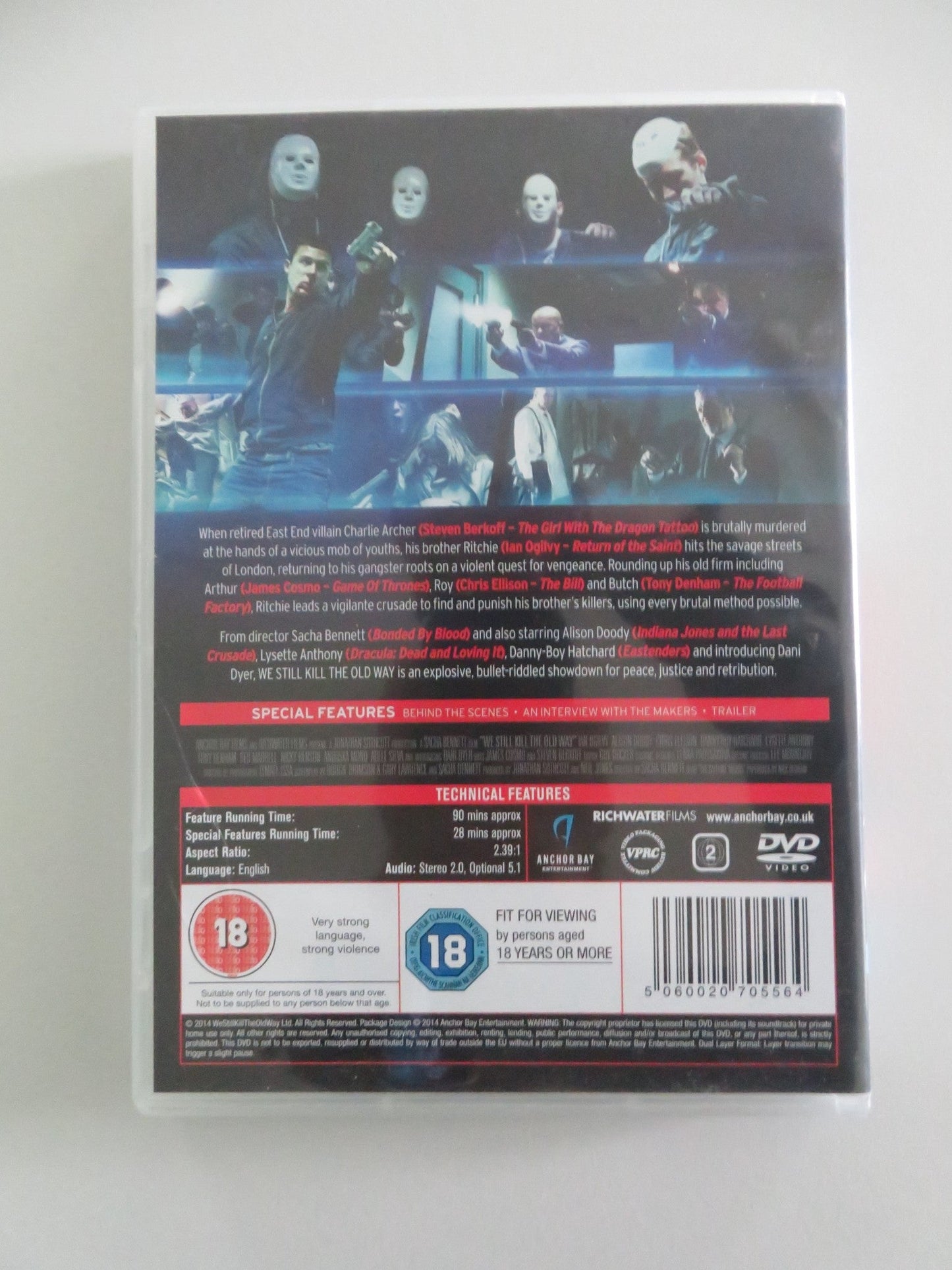 We still kill the old way (DVD) Ian Ogilvy James Cosmo 2014 Region 2 Movie posters