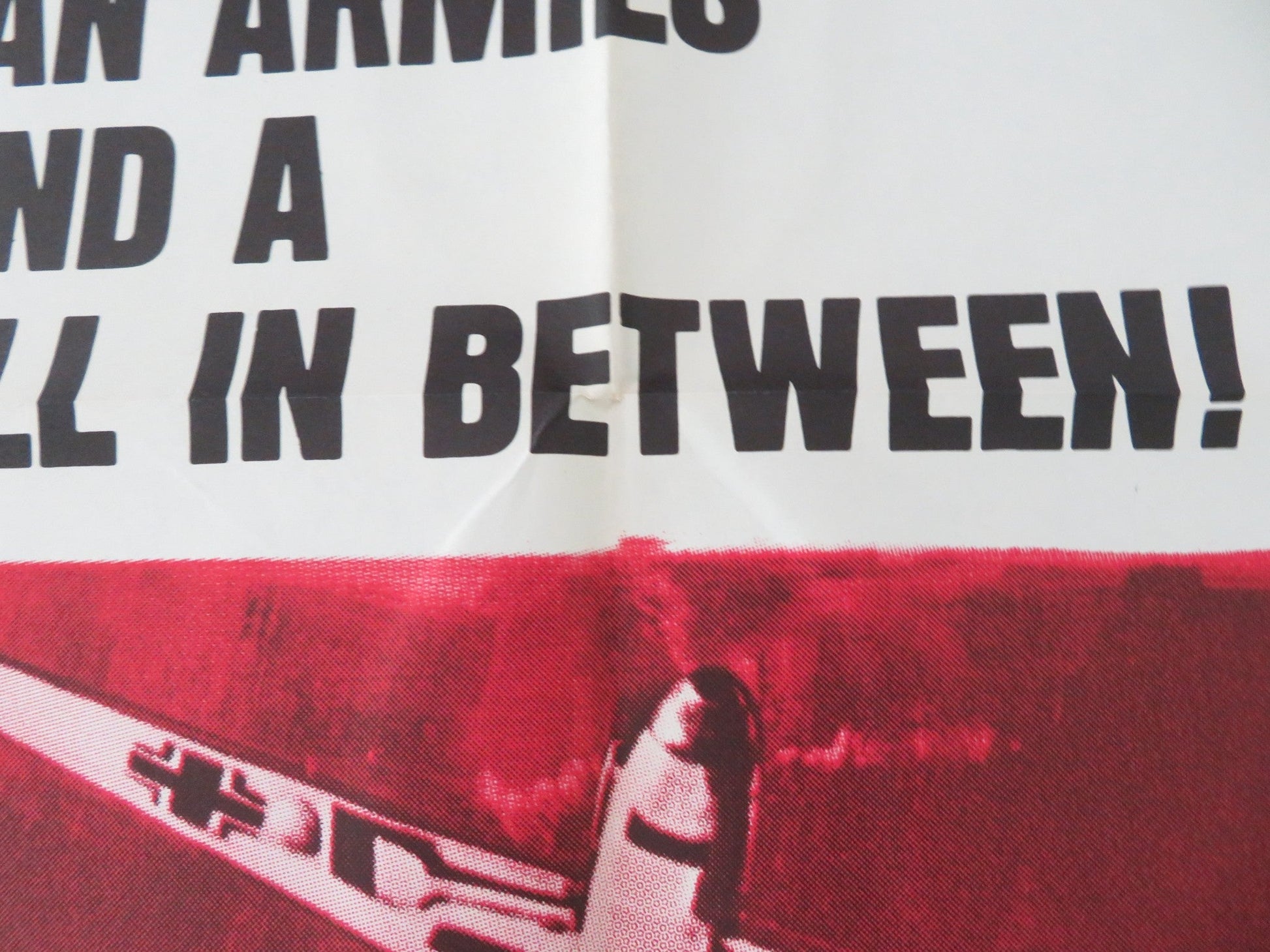 WEEKEND AT DUNKIRK FOLDED US ONE SHEET POSTER JEAN - PAUL BELMONDO SPAAK 1965 Movie posters