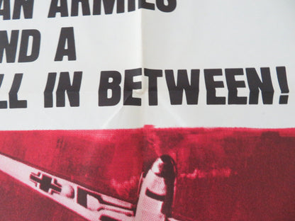 WEEKEND AT DUNKIRK FOLDED US ONE SHEET POSTER JEAN - PAUL BELMONDO SPAAK 1965 Movie posters