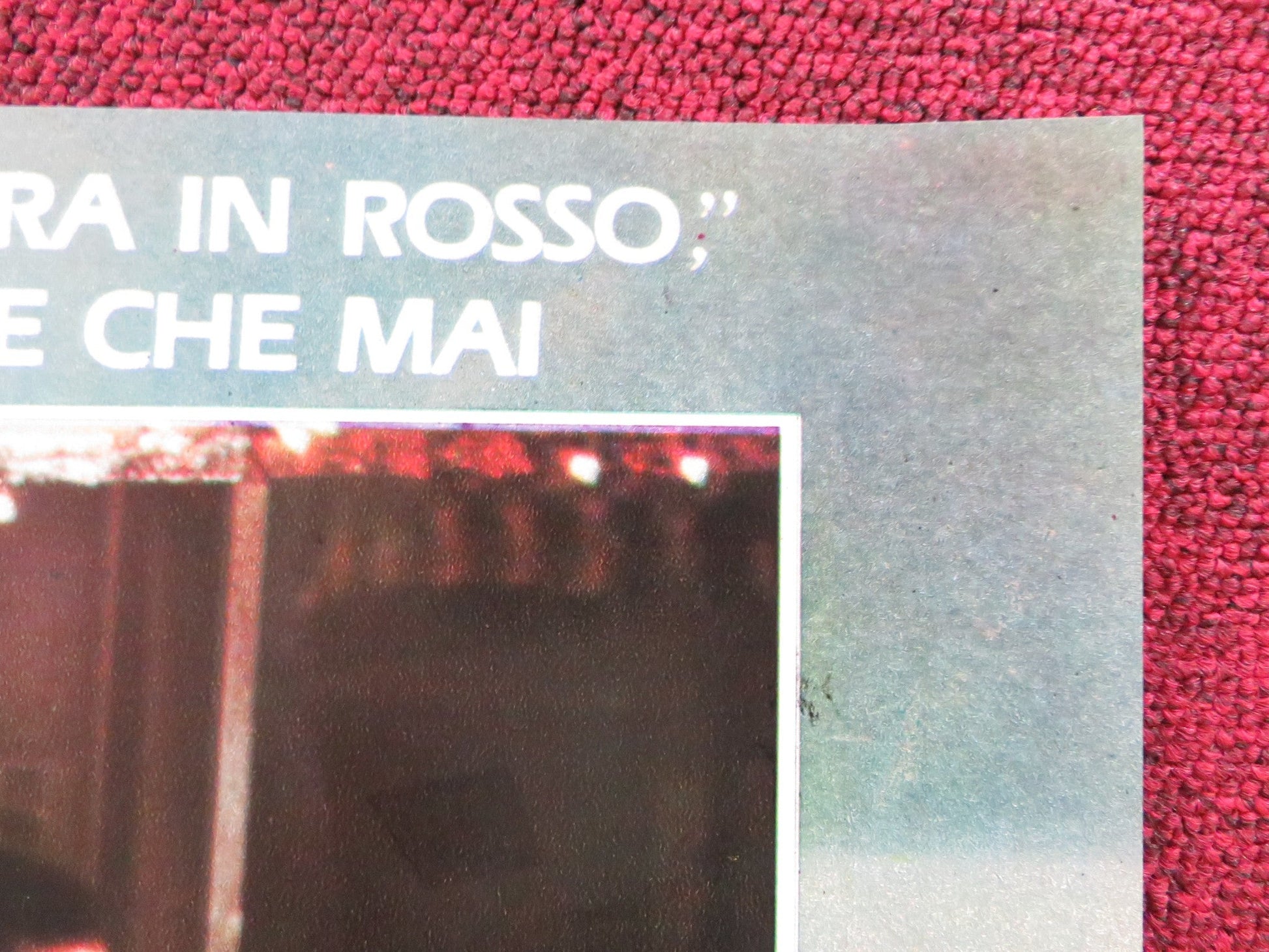 WEIRD SCIENCE - E ITALIAN FOTOBUSTA POSTER KELLY LEBROCK A. MICHAEL HALL 1985 Rendezvous Cinema Movie posters