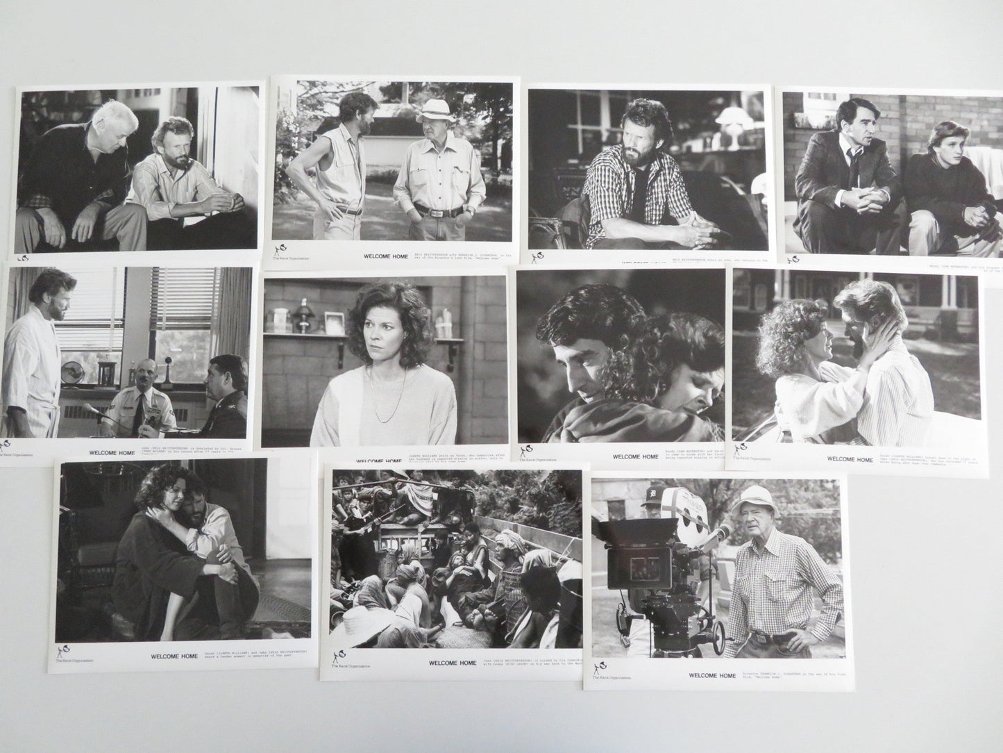 WELCOME HOME MOVIE STILL PHOTO LOT OF 11 KRIS KRISTOFFERSON JOBETH WILLIAMS 1989 Movie posters