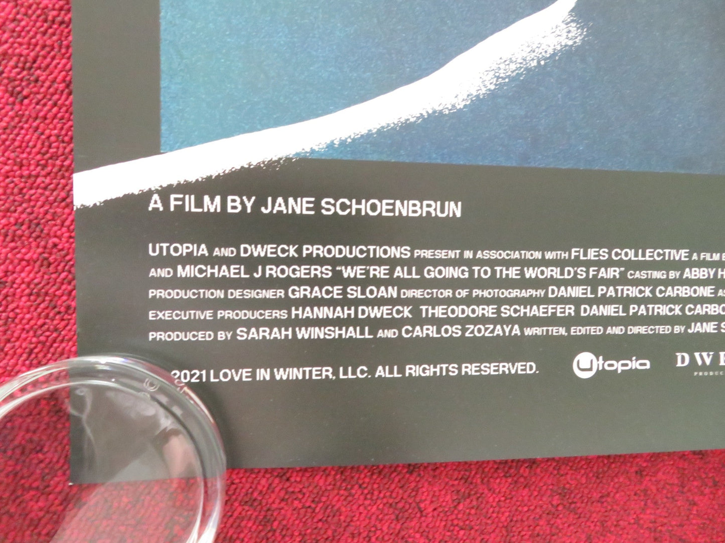 WE'RE ALL GOING TO THE WORLD'S FAIR US ONE SHEET ROLLED POSTER ANNA COBB 2021 Movie posters