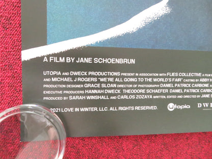 WE'RE ALL GOING TO THE WORLD'S FAIR US ONE SHEET ROLLED POSTER ANNA COBB 2021 Movie posters