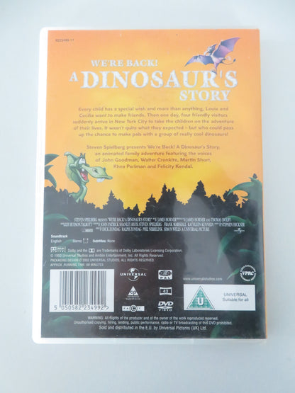 We're Back! A Dinosaur's Story (DVD) Phil Nibbelink Simon Wells 1993 Region 2, 4 Movie posters