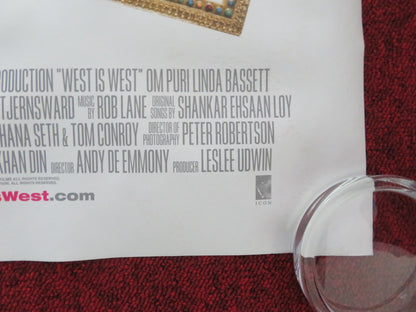 WEST IS WEST UK QUAD ROLLED POSTER AQIB KHAN OM PURI LINDA BASSETT 2010 Movie posters