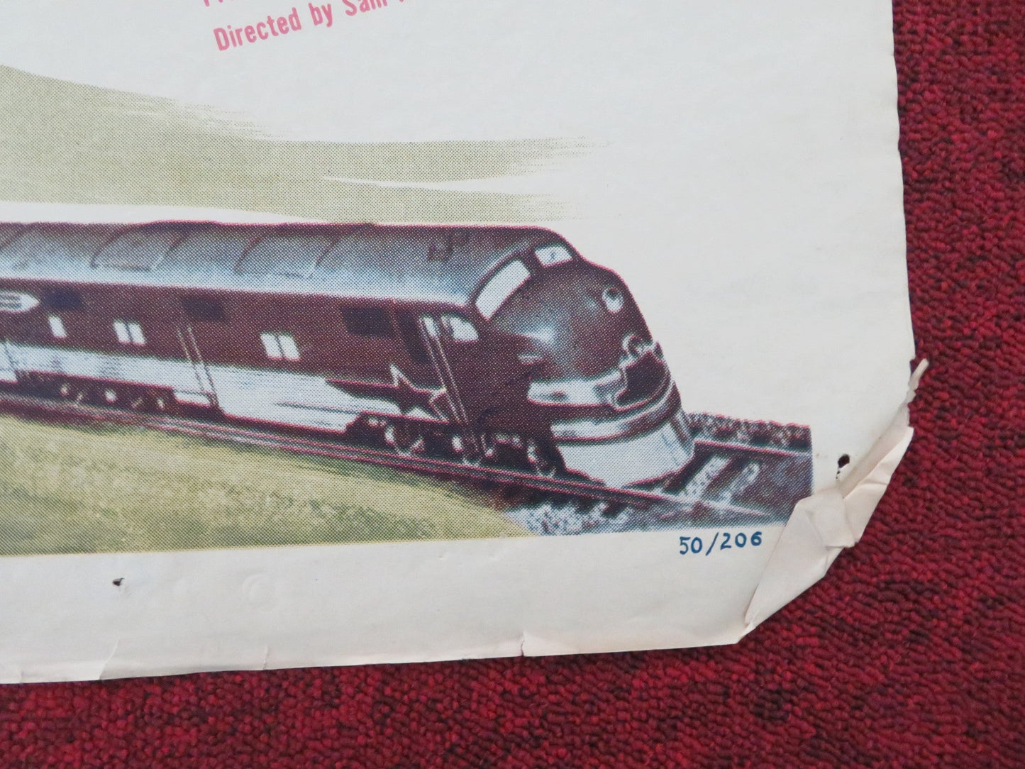 Western Pacific Agent Folded US One Sheet Poster Kent Taylor Sheila Ryan 1950 Movie posters