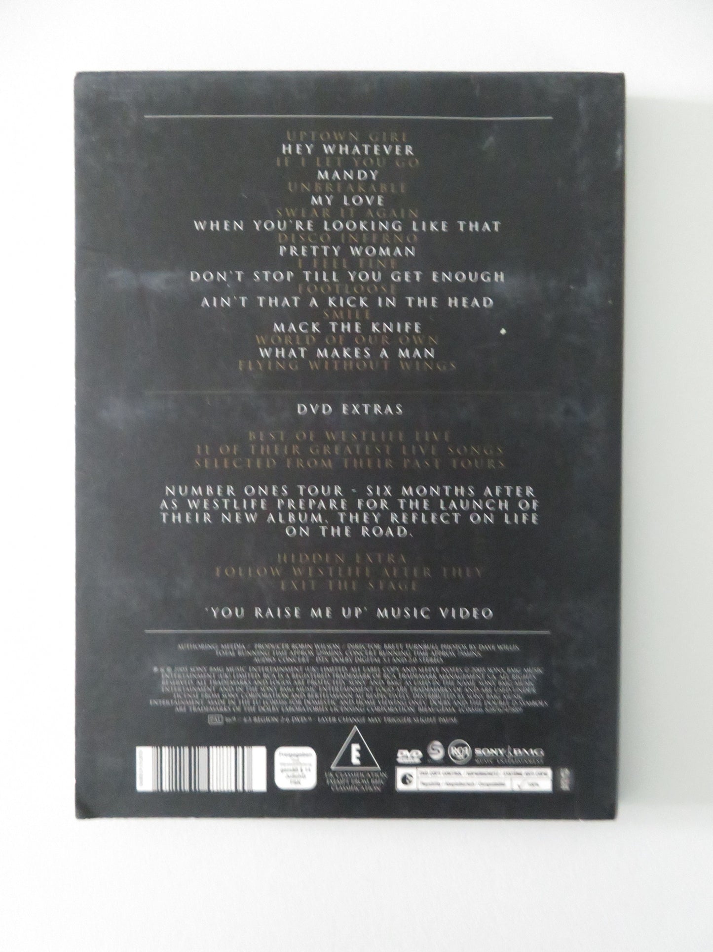 Westlife: The Number Ones Tour (DVD) Nicky Byrne Kian Egan 2005 Region 2-6 Movie posters