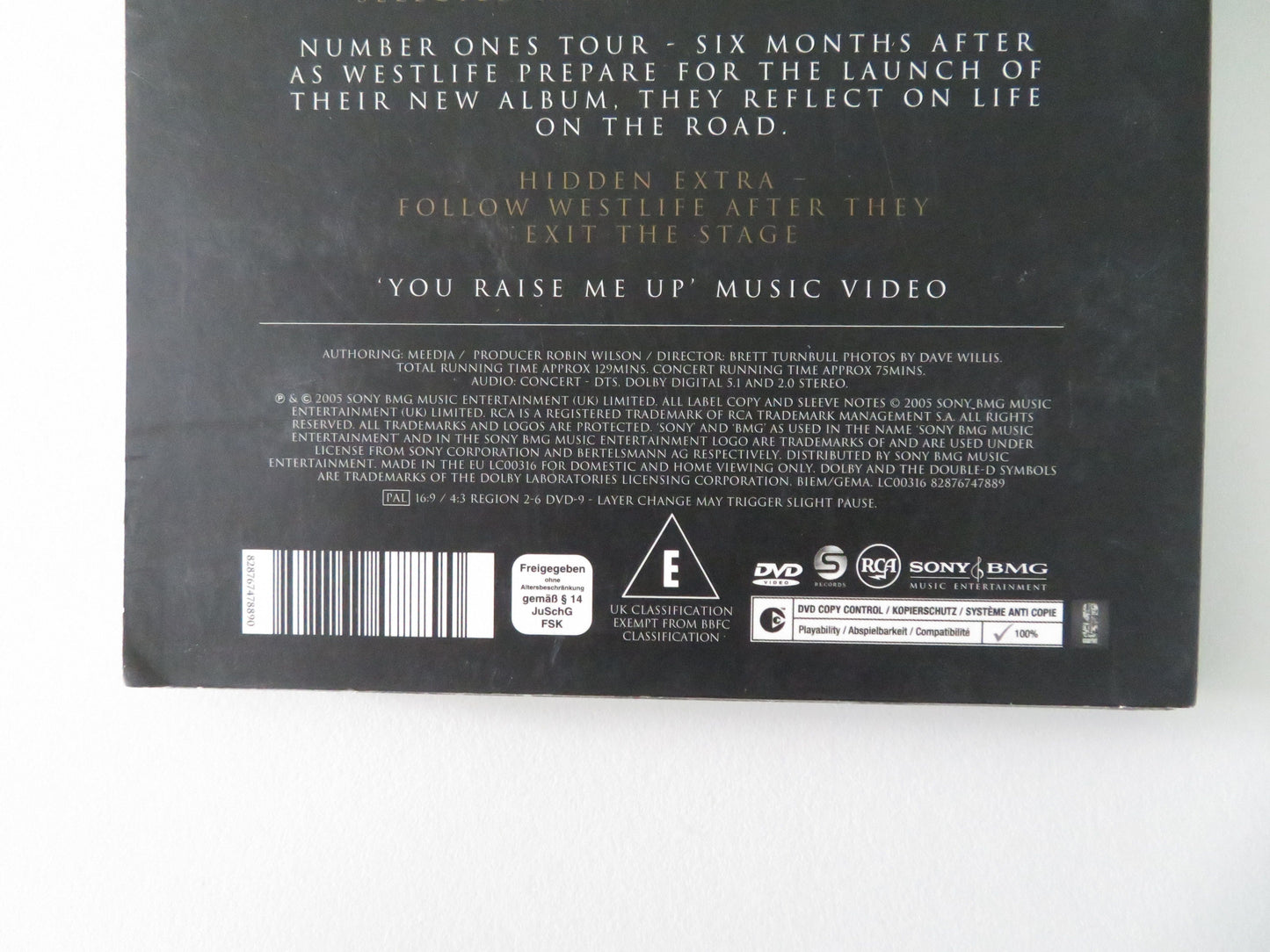 Westlife: The Number Ones Tour (DVD) Nicky Byrne Kian Egan 2005 Region 2-6 Movie posters
