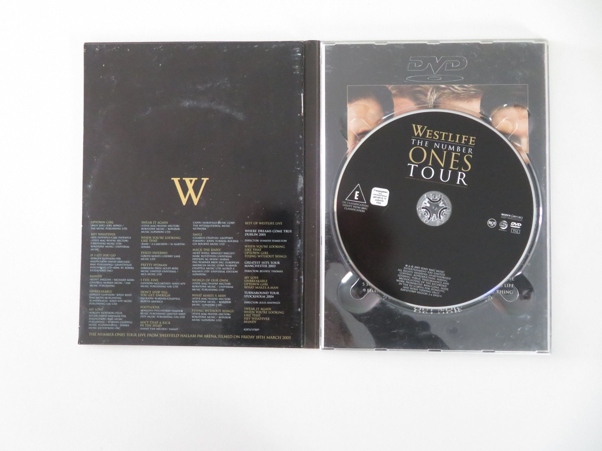 Westlife: The Number Ones Tour (DVD) Nicky Byrne Kian Egan 2005 Region 2-6 Movie posters