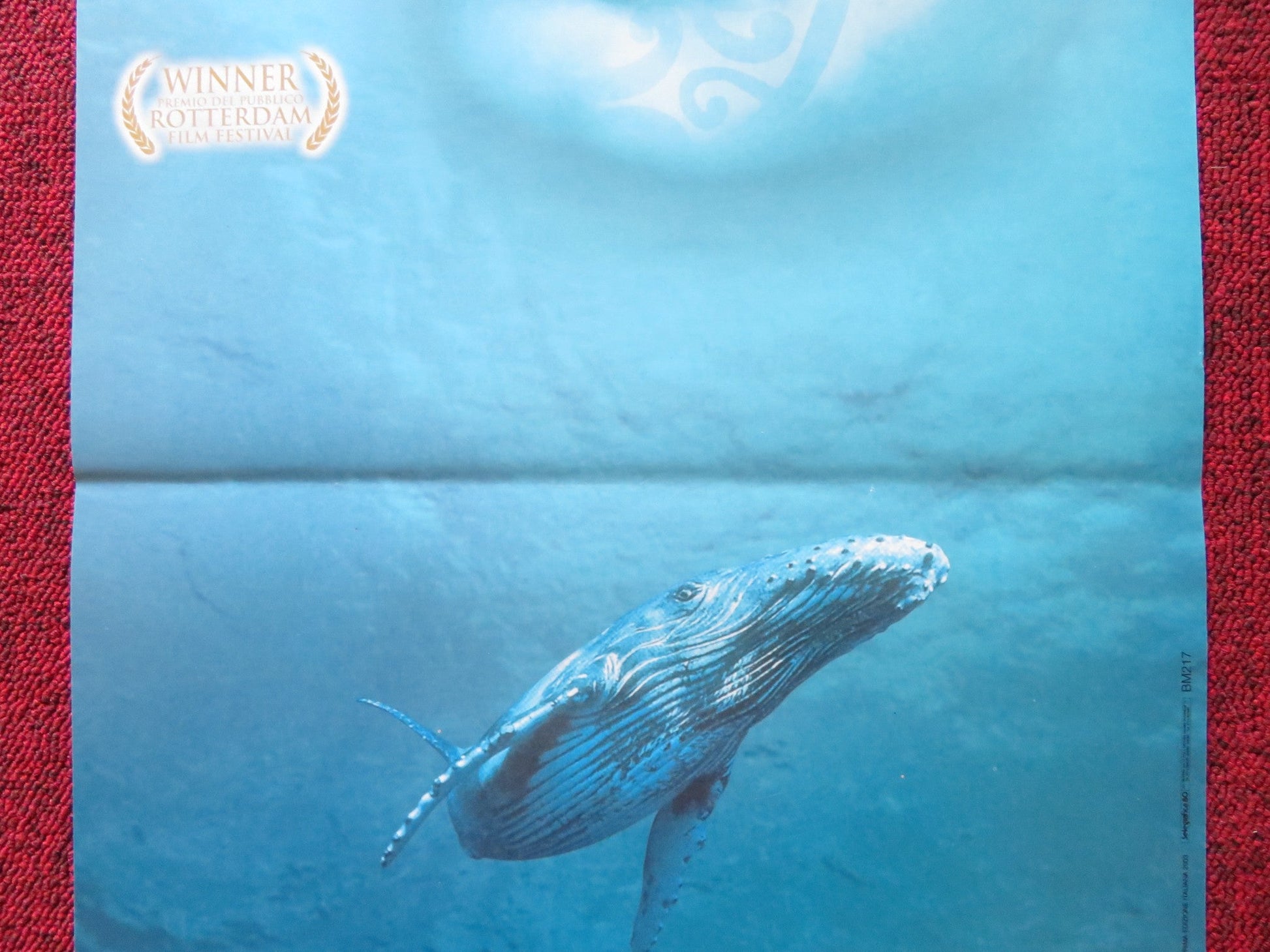 WHALE RIDER ITALIAN LOCANDINA POSTER KEISHA CASTLE - HUGHES RAWIRI PARATENE 2002 Rendezvous Cinema Movie posters