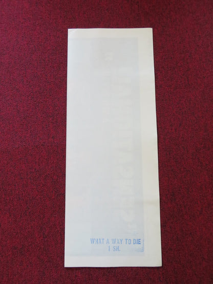 WHAT A WAY TO DIE US TRI FOLDED ONE SHEET ROLLED POSTER WILLIAM BEGER R1972 Rendezvous Cinema Movie posters