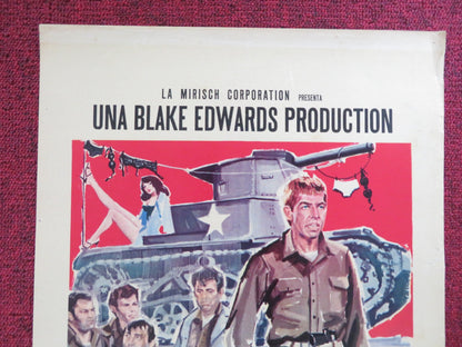 WHAT DID YOU DO IN THE WAR, DADDY? ITALIAN LOCANDINA POSTER JAMES COBURN 1966 Rendezvous Cinema Movie posters
