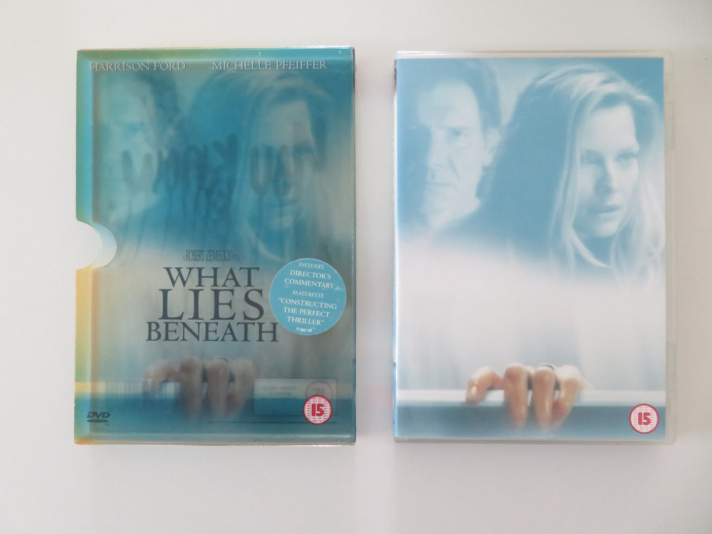 What Lies Beneath (DVD) Harrison Ford Michelle Pfeiffer 2000 Region 2 Movie posters