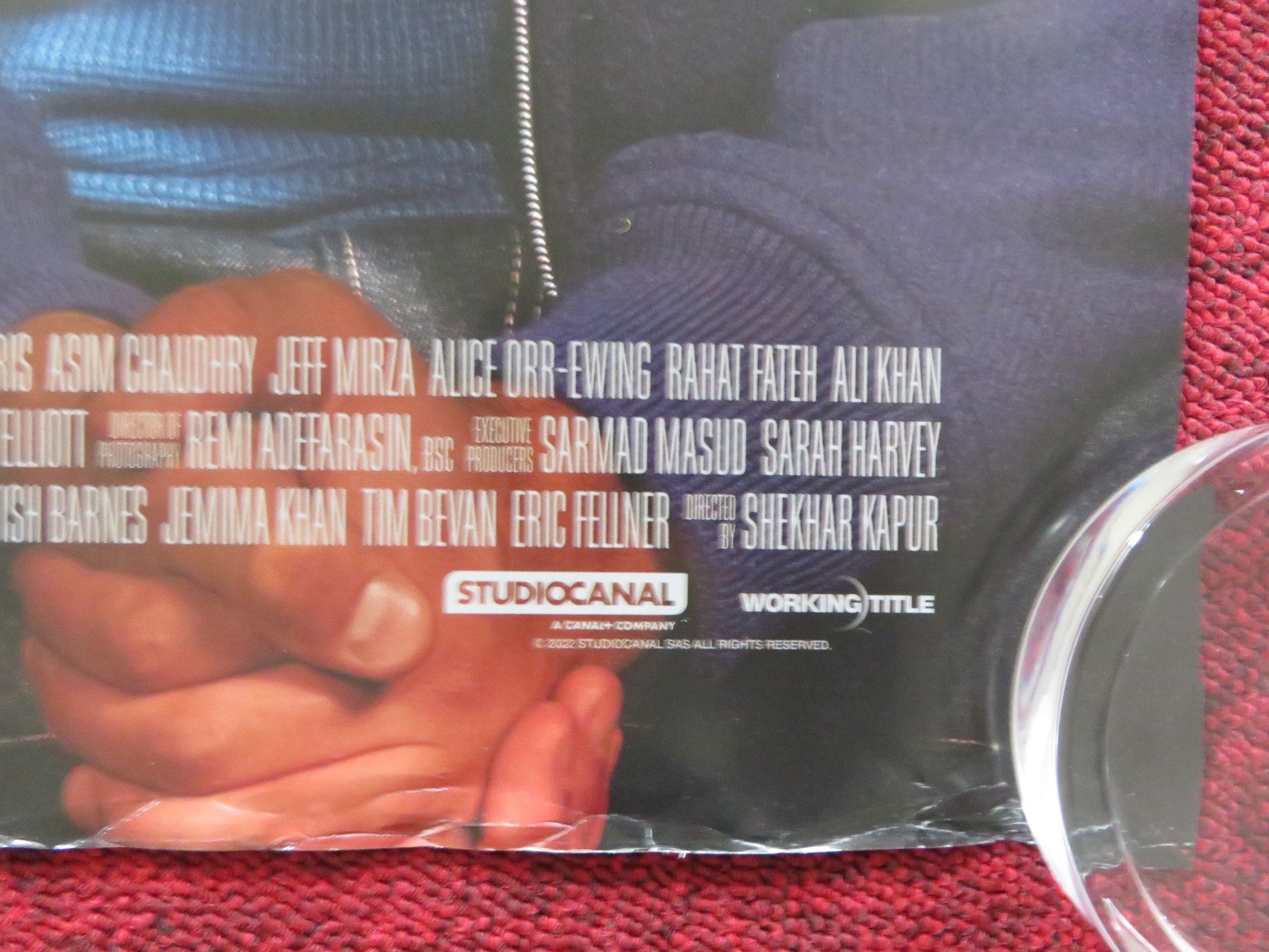 WHAT LOVE GOT TO DO WITH IT? UK QUAD ROLLED POSTER LILY JAMES MIM SHAIKH 2022 Rendezvous Cinema Movie posters