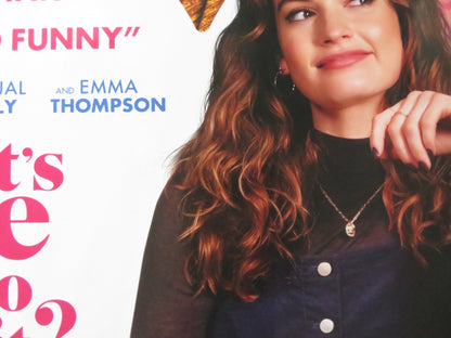 WHAT LOVE GOT TO DO WITH IT? UK QUAD ROLLED POSTER LILY JAMES MIM SHAIKH 2022 Rendezvous Cinema Movie posters