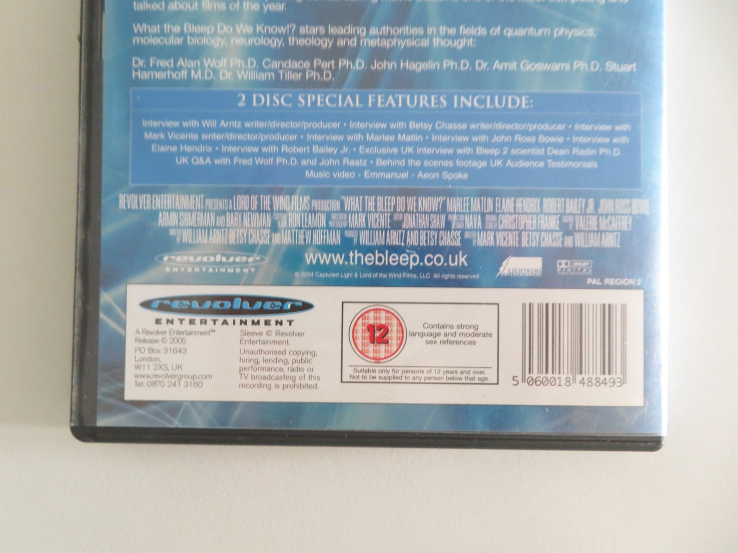 WHAT THE BLEEP DO WE KNOW? (DVD) MARLEE MATLIN ELAINE HENDRIX 2004 REGION 2 Movie posters